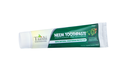Pasta de Dentes Neem Taashi — Cuidado Completo Ayurvédico
