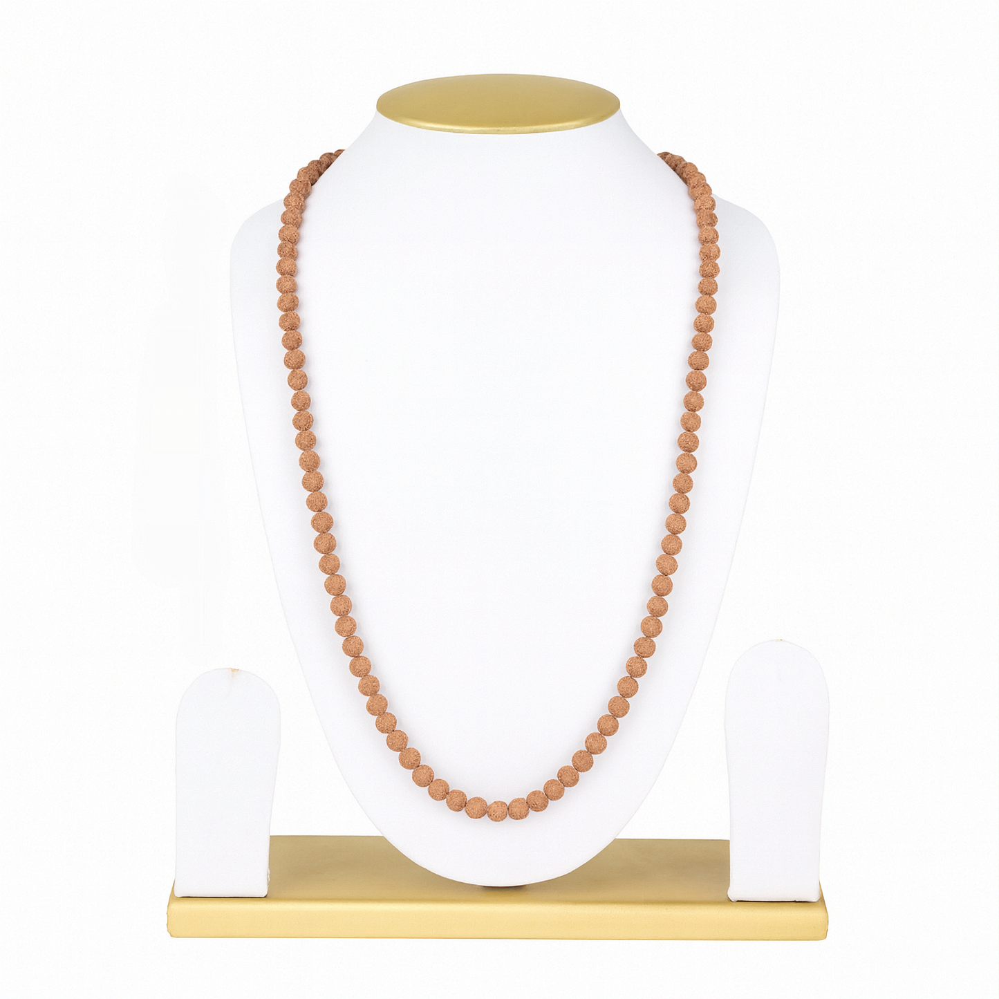 Colar Japamala de Rudraksha - tamanho médio