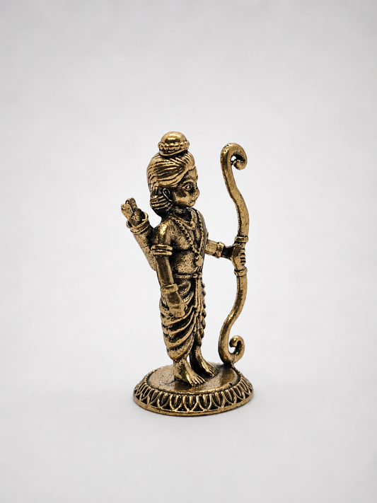 Estátua de Shri Rama em Bronze Maciço – 4 cm
