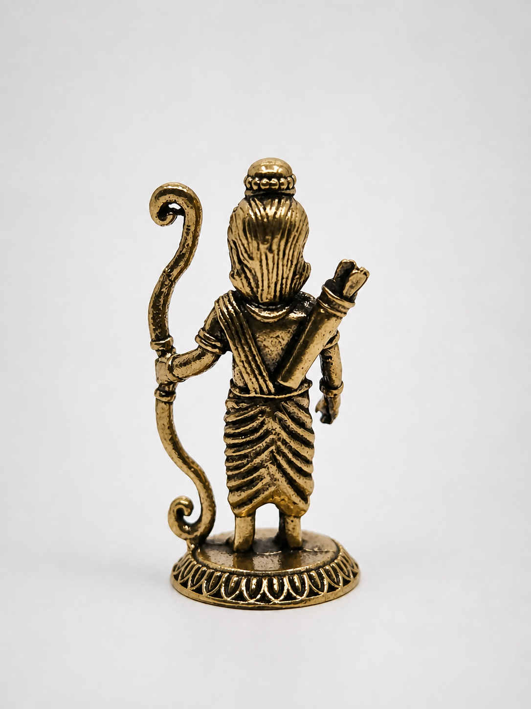 Estátua de Shri Rama em Bronze Maciço – 4 cm