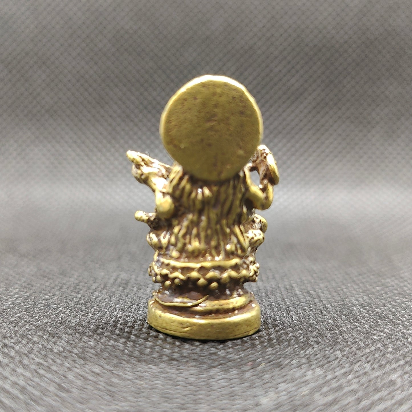 Estátua Sarasvati em Bronze - tamanho nano