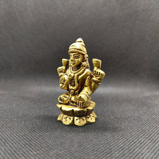 Estátua Lakshmi em Bronze - tamanho pequeno