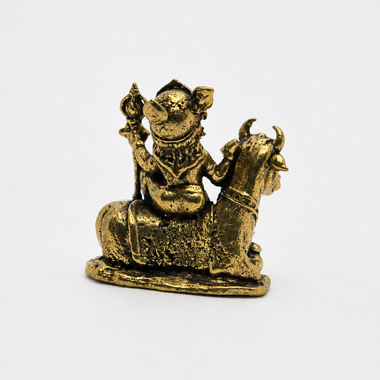Estátua Gopala Krishna em Bronze Maciço (3 cm)