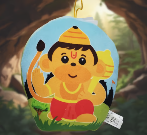 Travesseiro infantil Hanuman com Mantras