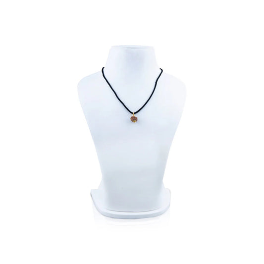 Rudraksha 11 Mukhi com Garra Dourada — Pendente Sagrado