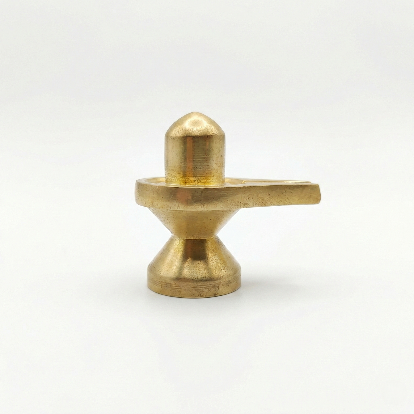Shivalinga bronze maciço pequeno (4,5 cm)