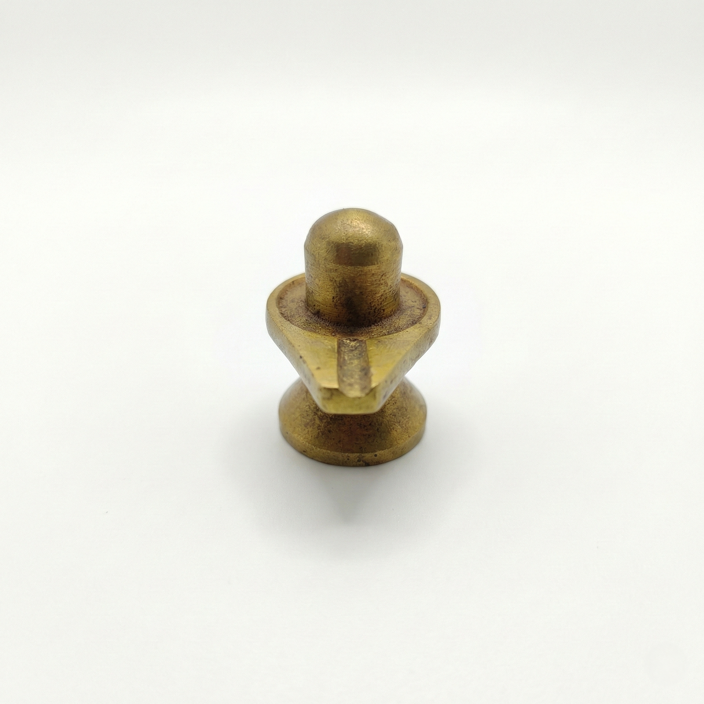 Shivalinga bronze maciço pequeno