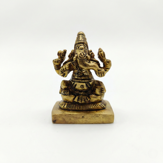 Estátua Ganesha bronze v2
