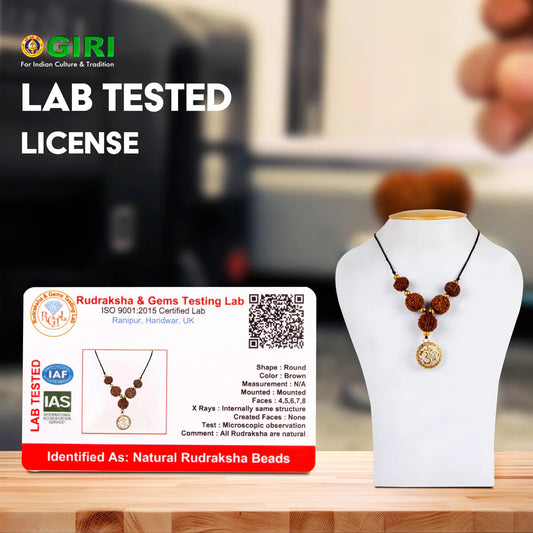 Amuleto Kavacham de Rudraksha para Sucesso