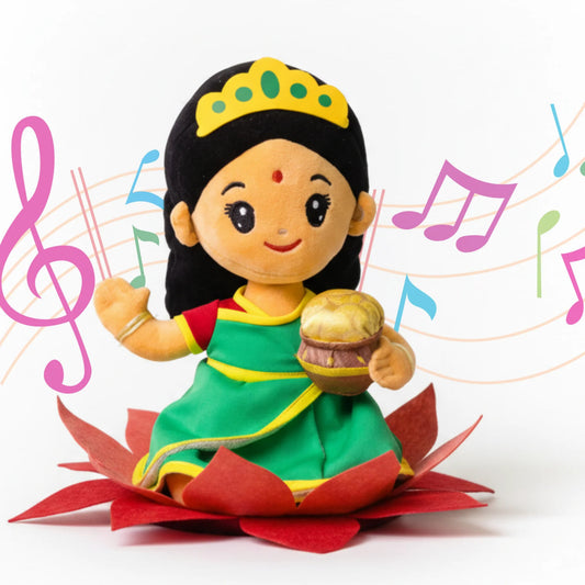 Lakshmi Devi de Pelúcia com Mantras