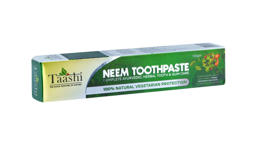 Pasta de Dentes Neem Taashi — Cuidado Completo Ayurvédico