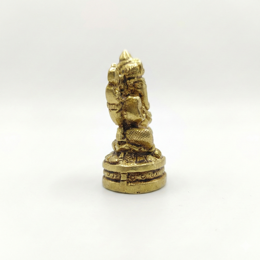 Estátua Ganesha em Bronze - pequeno (6cm)