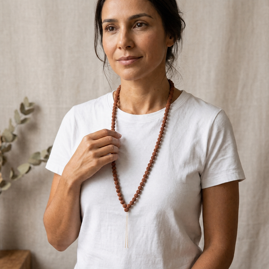 Japamala de Rudraksha