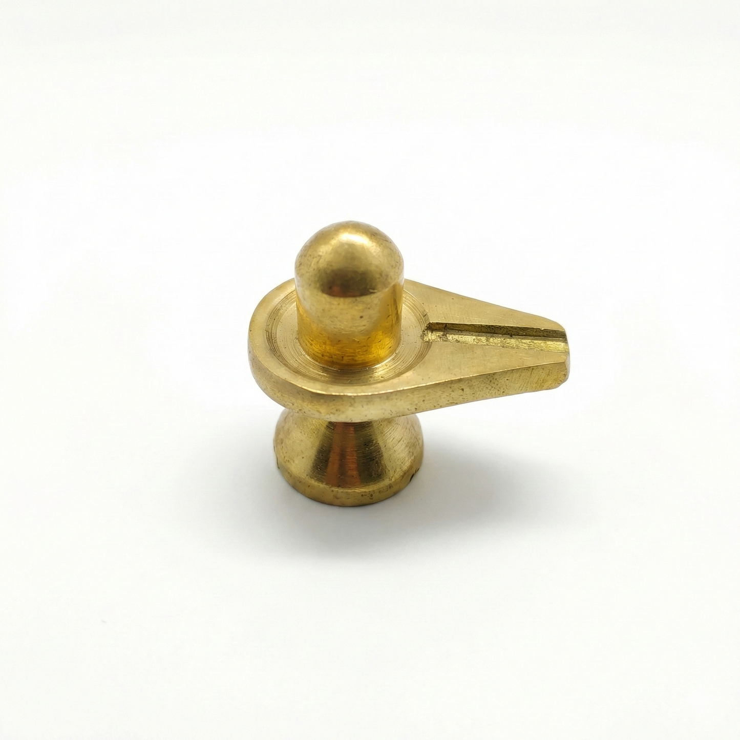 Shivalinga bronze maciço pequeno (4,5 cm)