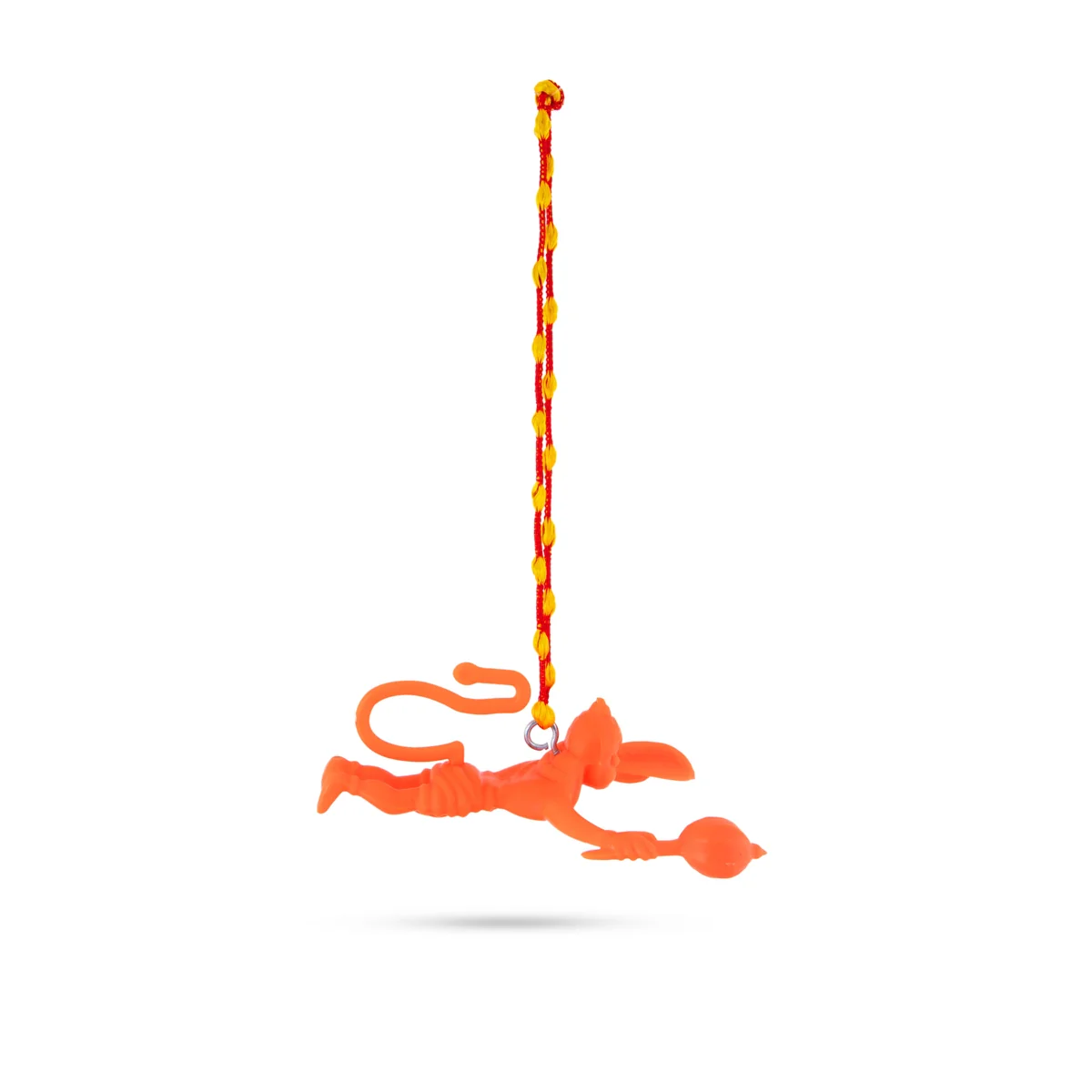 Hanuman Voador - Pingente Decorativo Laranja