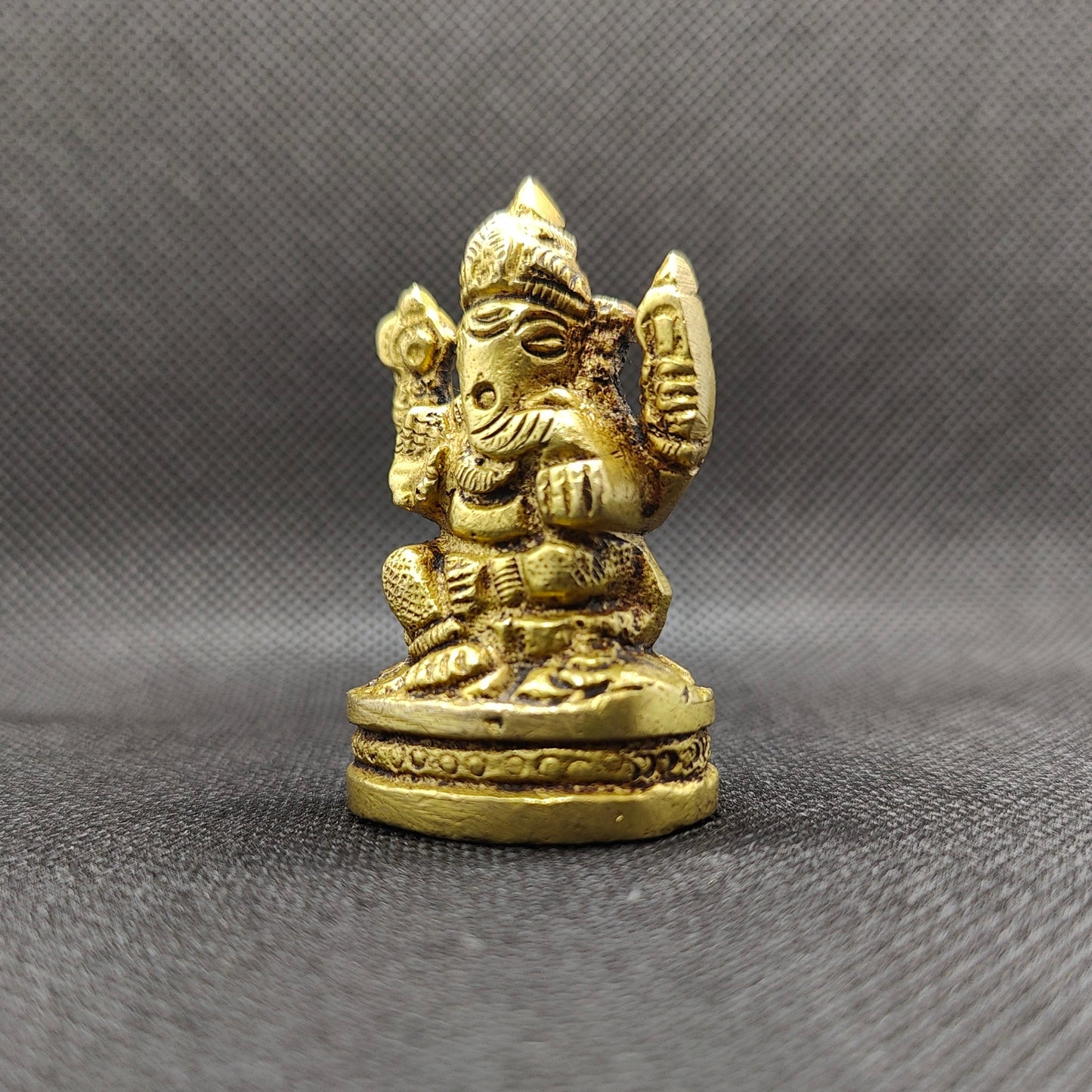 Estátua Ganesha em Bronze - pequeno