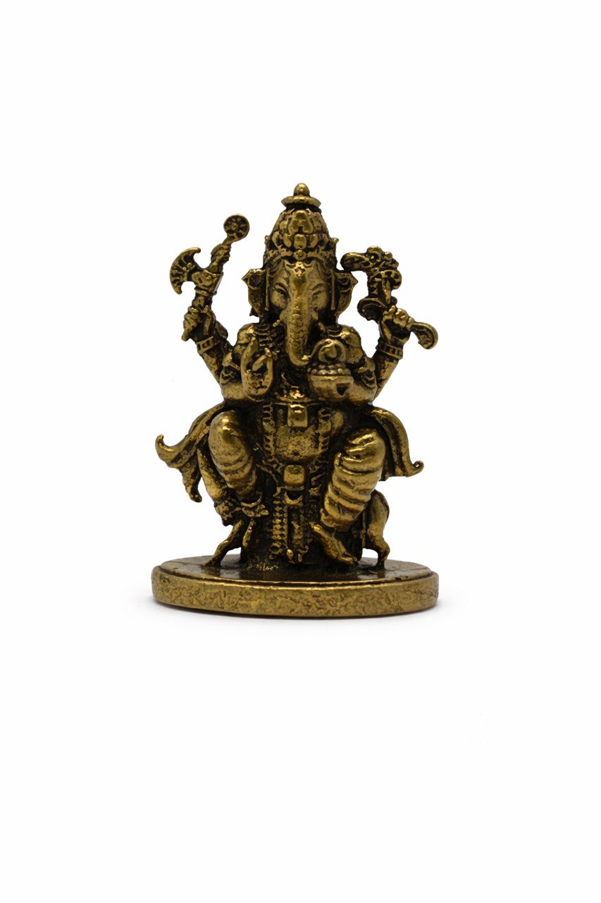 Estátua Ganesha Siddhi Vinayakar – Bronze Maciço
