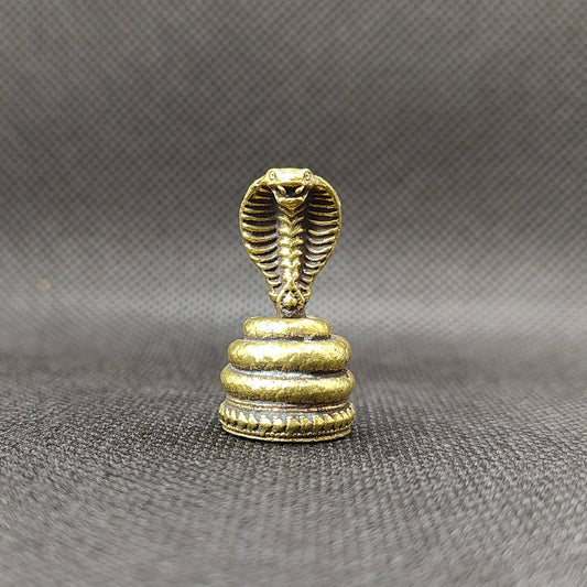 Estátua Sarpa naga em Bronze - tamanho nano