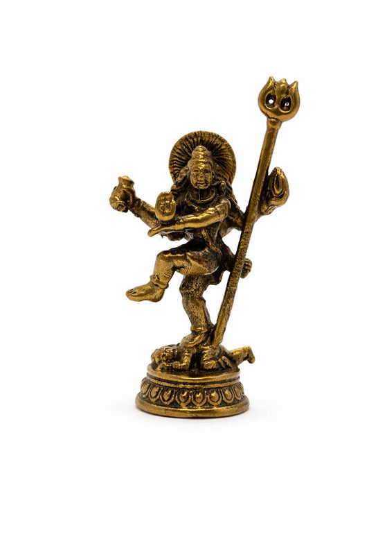 Estátua bronze Nataraja Shula Shiva