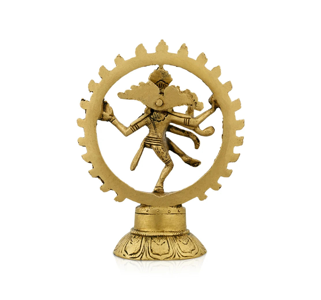 Estátua Shiva Nataraja em Bronze (10 cm)