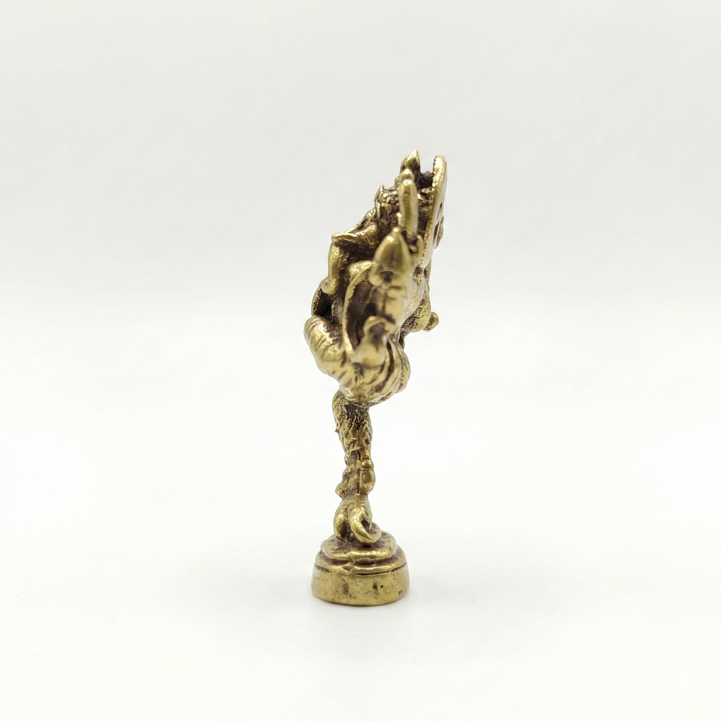 Estátua Ganapati Dançarino em Bronze - tamanho nano (Nritya Ganapati)