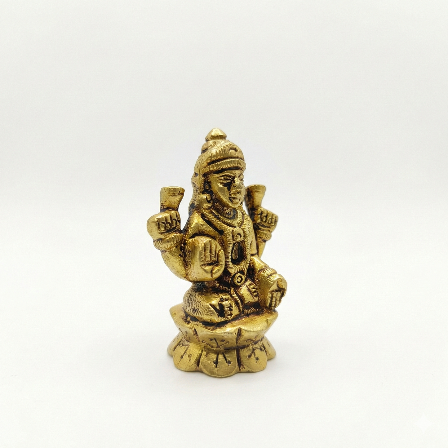Estátua Lakshmi em Bronze - tamanho pequeno