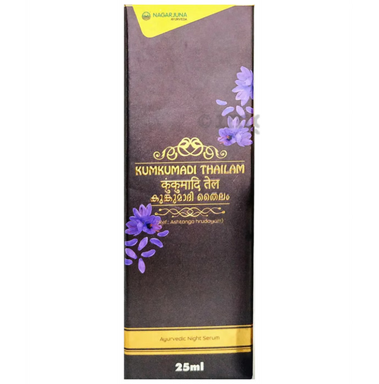 Kunkumadi Thailam – Óleo ayurvédico (25 mL) – Nagarjuna