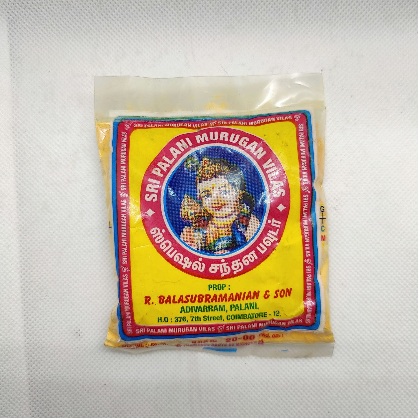 Sândalo em Pó - Chandana amarelo