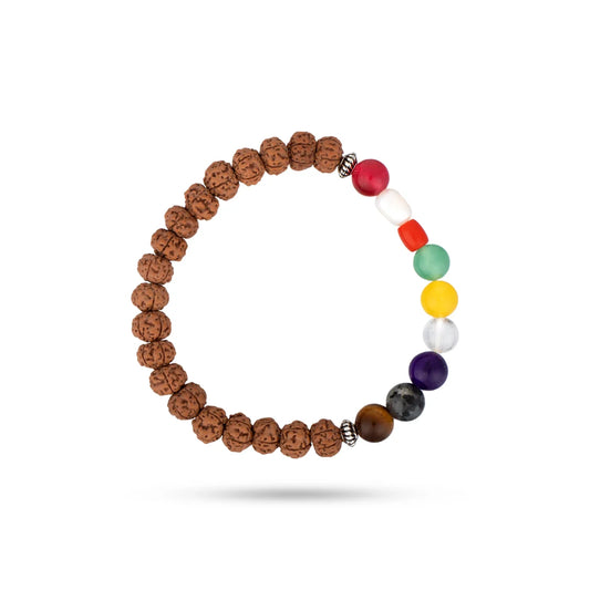 Pulseira Rudraksha Navaratnam Certificada