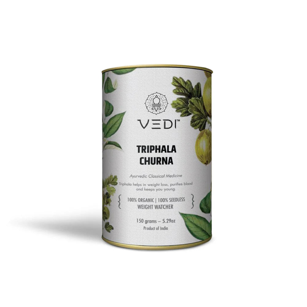 Triphala em Pó – Vedi Herbals - Suplemento Ayurvédico (150 g)