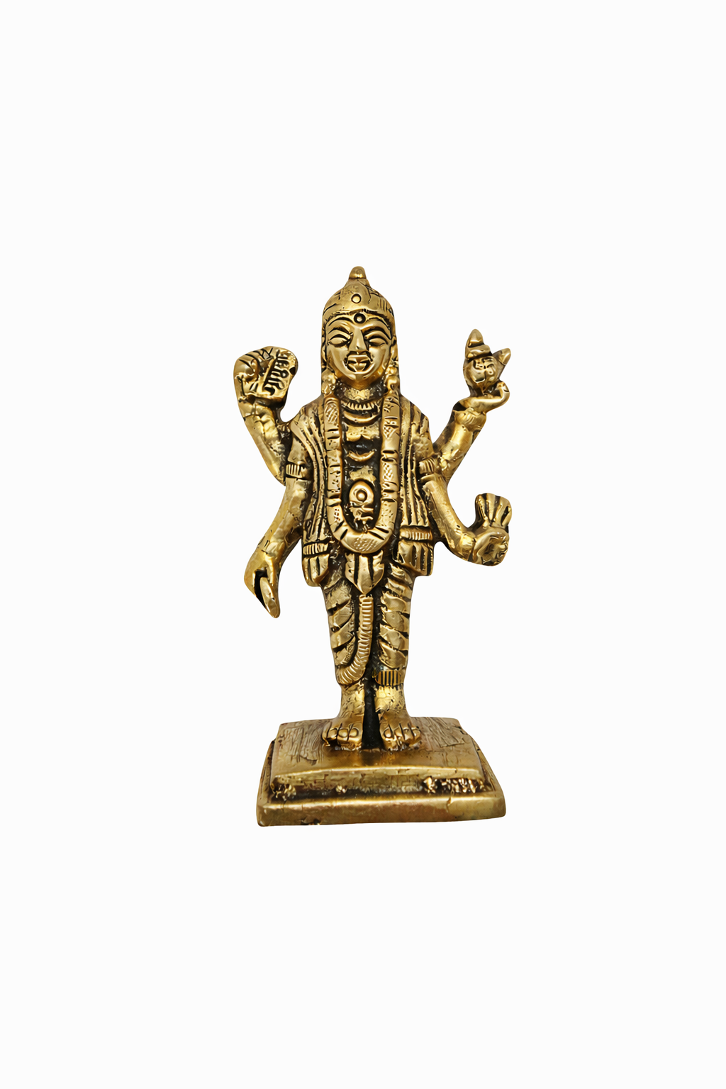 Estátua Dhanvantari em Bronze (8,5 cm)