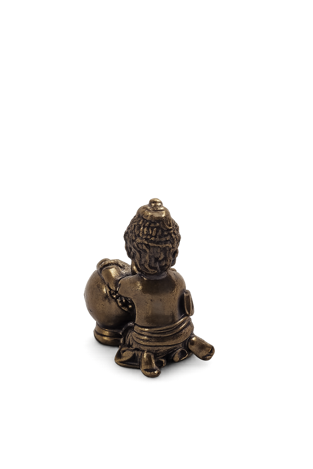 Estátua Navanita Krishna – Gopala com a Manteiga (Bronze Maciço)