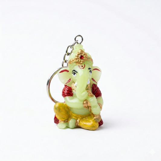 Chaveiro Ganesha Musical Flourescente