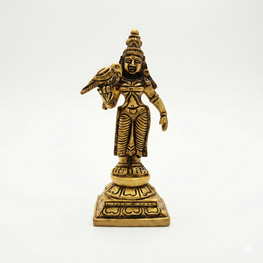 Estátua Minakshi tamanho médio