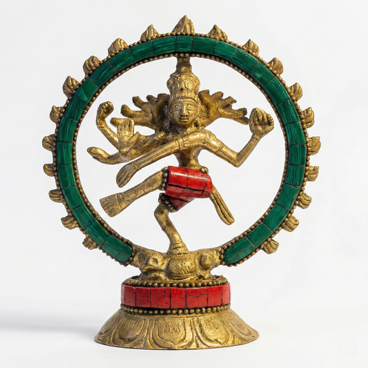 Estátua Shiva Nataraja em Bronze (13 cm)