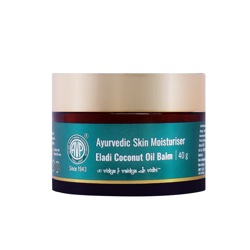 Humectante para pele ayurvédico - Eladi coconut oil balm - AVP (40g)