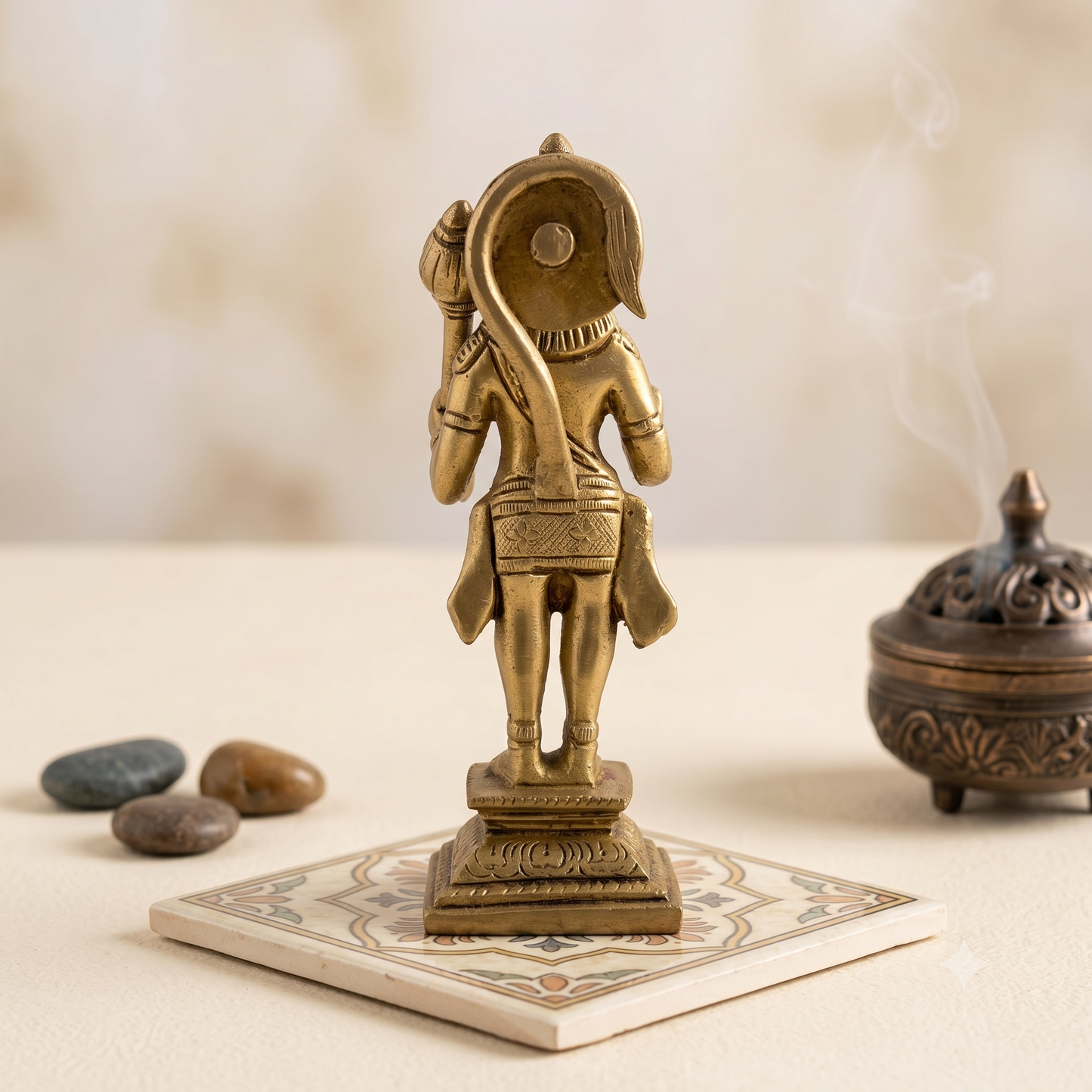 Estátua bronze Hanuman (13 cm)