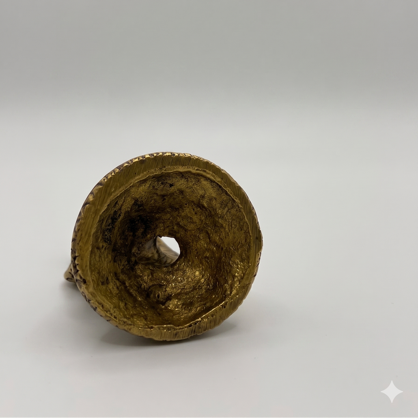 Sarpa naga bronze tamanho médio (7cm)