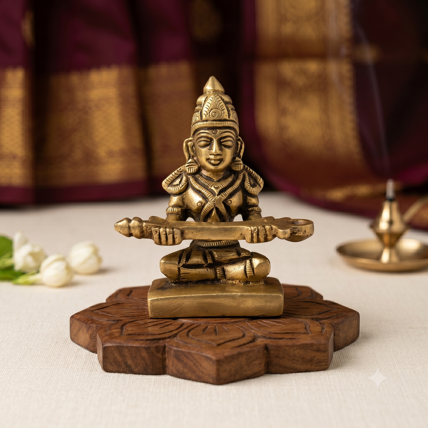Estatua Bronze Annapurna