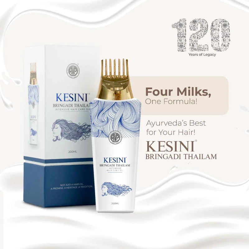 Óleo Capular Ayurvédico - Kesini Bringadi Thailam – 200 ml