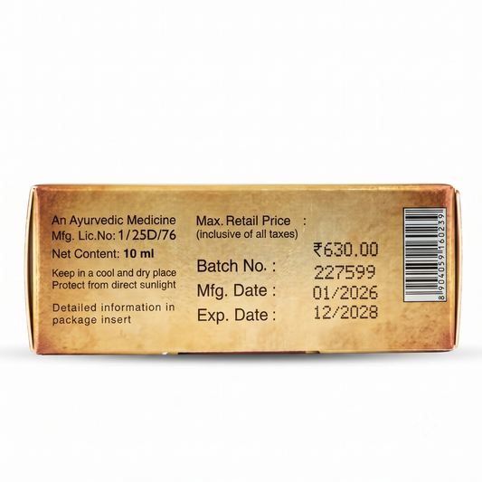 Kunkumadi Tailam - Óleo Ayurvédico (10mL)