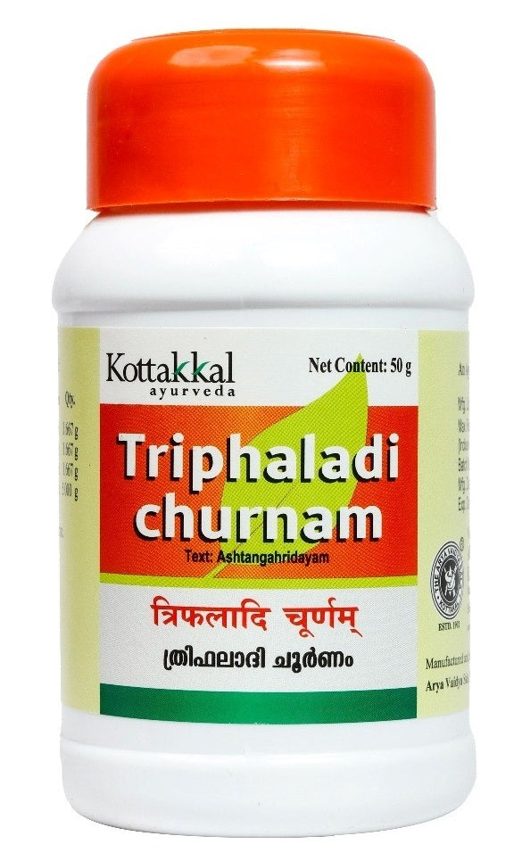 Triphala em Pó – Kottakkal - Suplemento Ayurvédico (50 g)