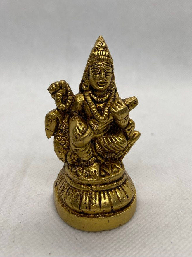 Estátua bronze Sarasvati (6cm)