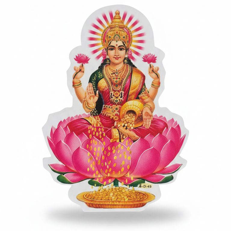Figurinha Dhana Lakshmi 8,5 cm